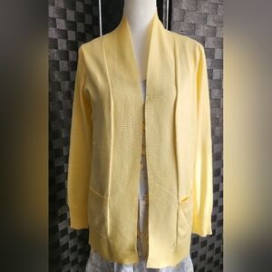 Yellow Women's Cardigan Sweater